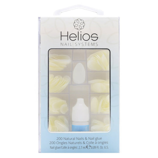 Helios Nail Systems Artificial Nails 200 pcs. - Square