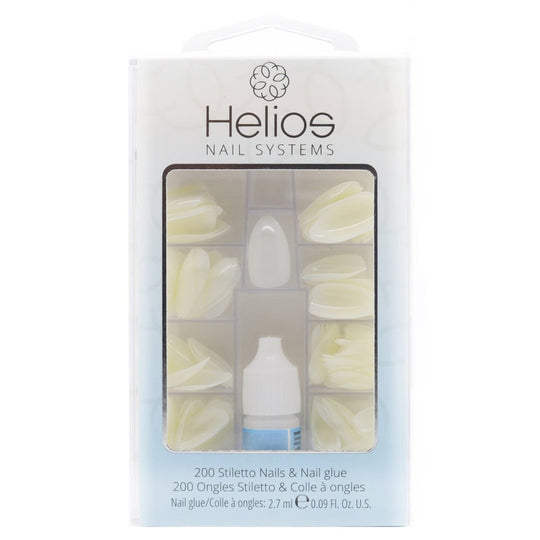 Helios Nail Systems Artificial Nails 200 pcs. - Stiletto