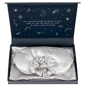Cala Beauty Reset Satin Sleep Collection 3 Piece Set - Silver