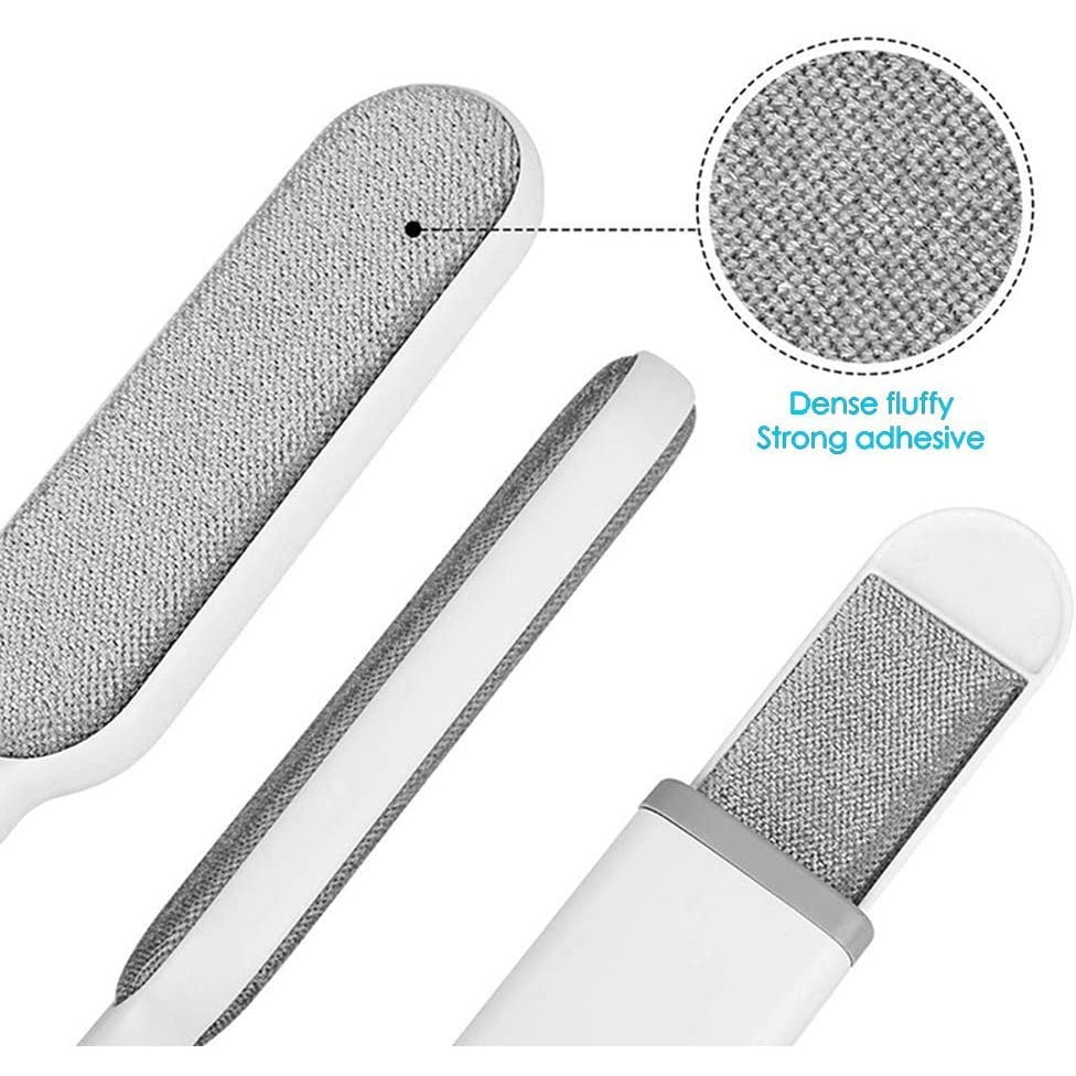 Pet Hair Remover Brush Set with Self-Cleaning Base