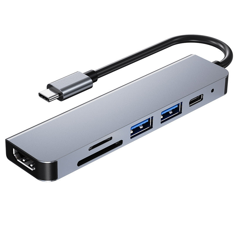 6in1 USB C Laptop Docking Station with 4K HDMI