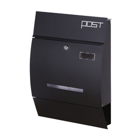 Wall Mounted Vertical Locking Drop Mail Box - Arched