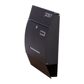 Wall Mounted Vertical Locking Drop Mail Box - Arched