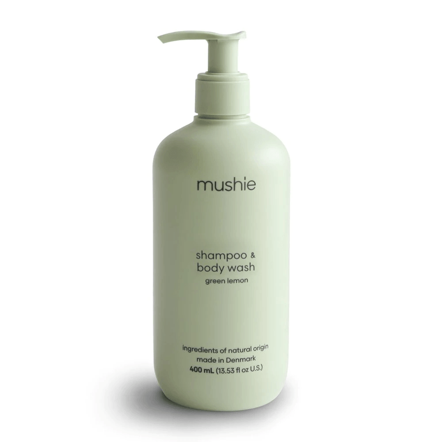Mushie Shampoo & Body Wash 400mL - Green Lemon