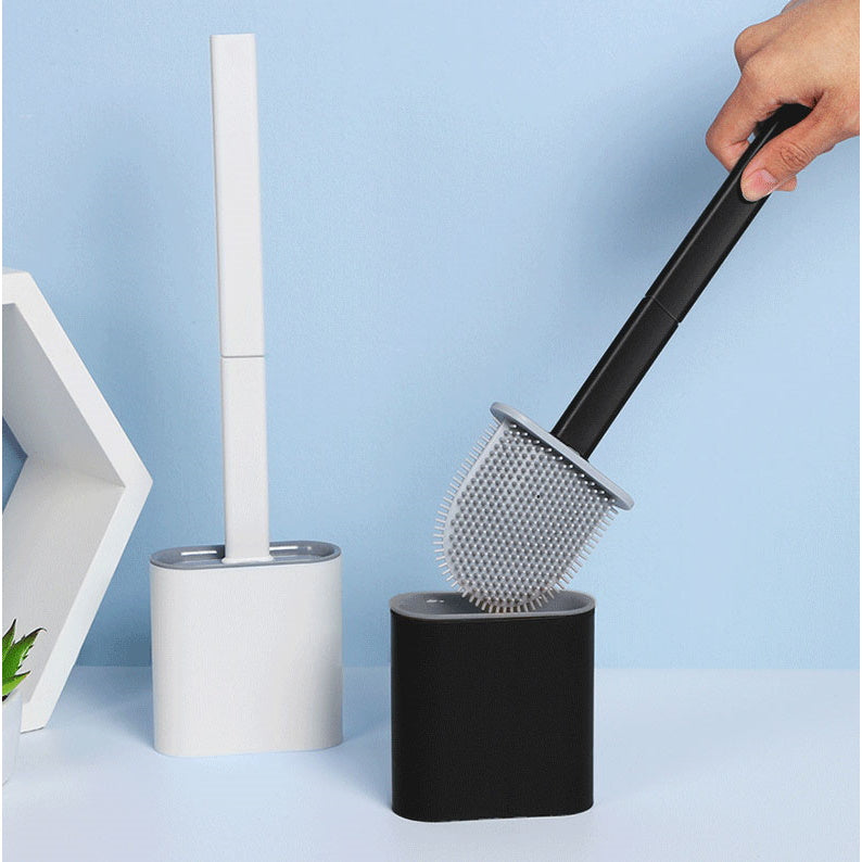 Flex Silicone Toilet Brush with Holder