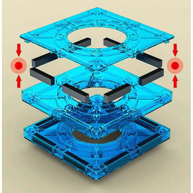 Magnetic Building Blocks Educational STEM Toys - 272 pcs.