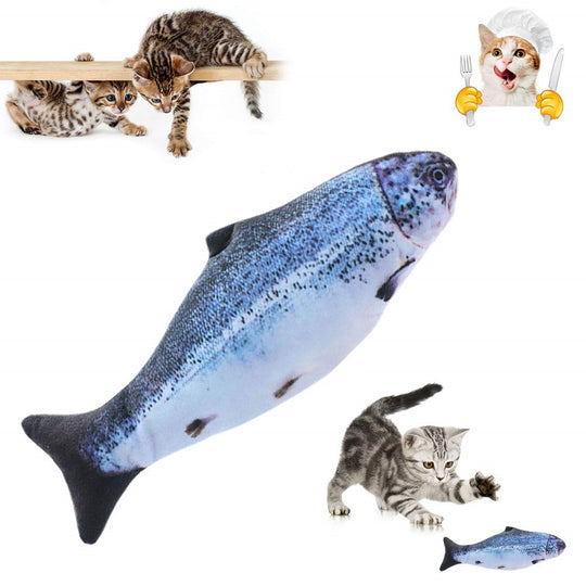 Electric Beating Simulation Fish Cat Toy