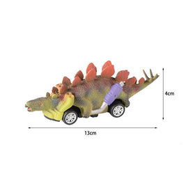 6-pack Pull Back Dinosaur Toys Race Car Set