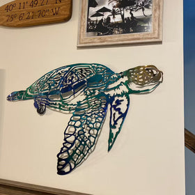 Marine Life Metal Wall Art Decor - Sea Turtle
