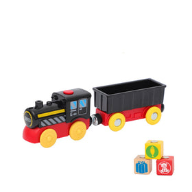 Battery Operated Steam Train for Wooden Track
