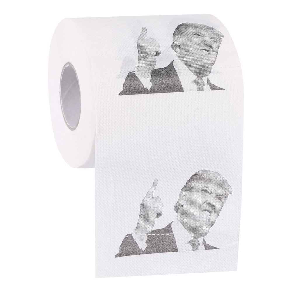 Donald Trump Kiss Prank Funny Joke Toilet Paper - 2 Rolls