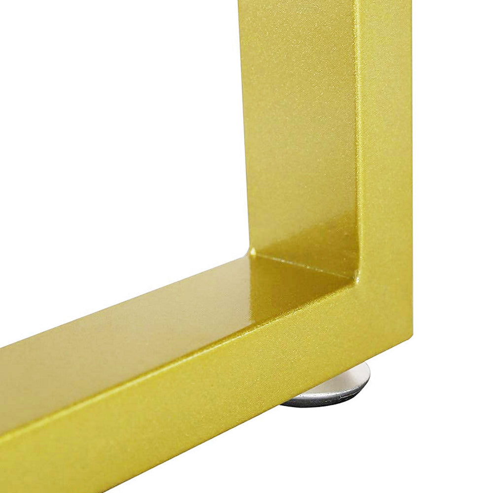 Set of 2 Steel Square Shape DIY Table Bench Legs - 43cm