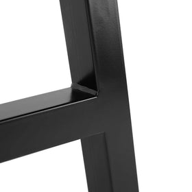 Set of 2 Steel A Shape DIY Table Bench Legs 72cm - Black