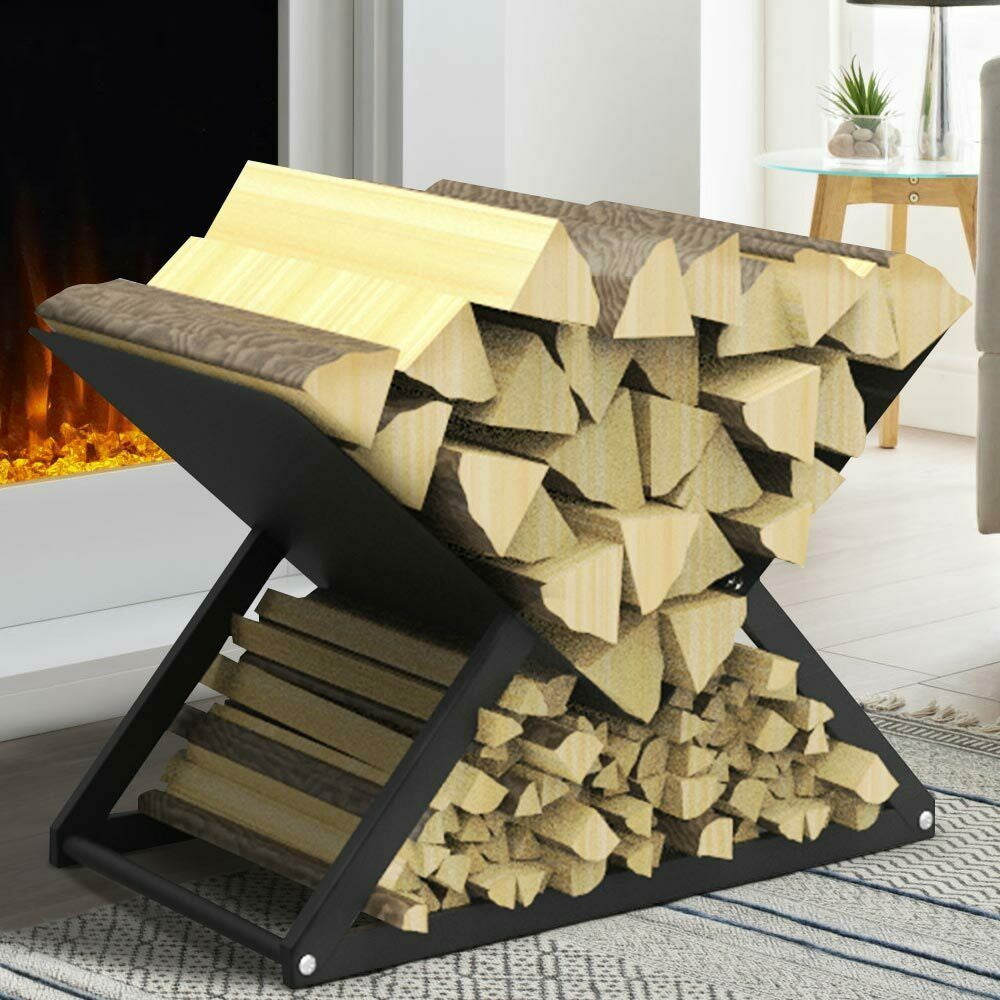 Firewood Racks Fireplace Log Holder X Shape