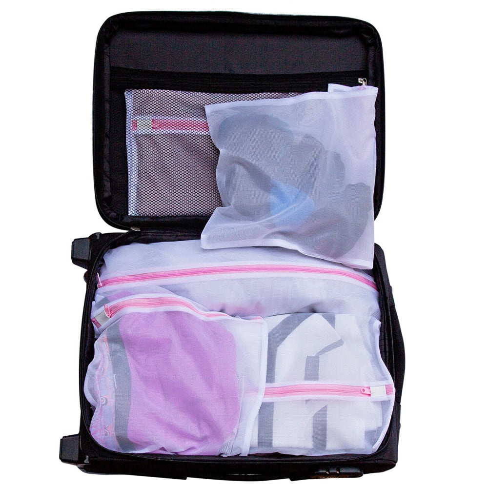 7pc Mesh Laundry Bags with Premium Zipper