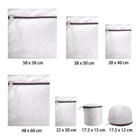 7pc Mesh Laundry Bags with Premium Zipper