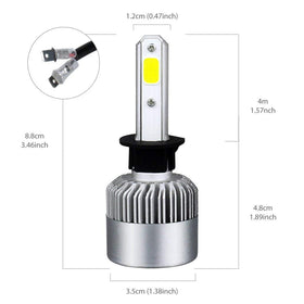 72W 8000LM LED Bulbs Car Headlamp Conversion Kits H1