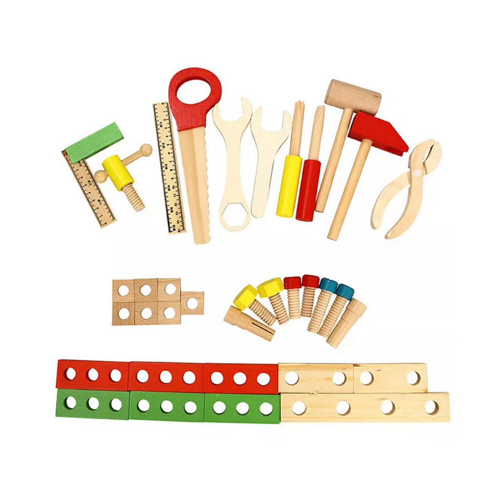 Kid's Wooden Play Hand Tool Set
