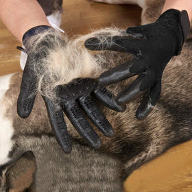 Pet Grooming Brush Deshedding Bath Wash Gloves