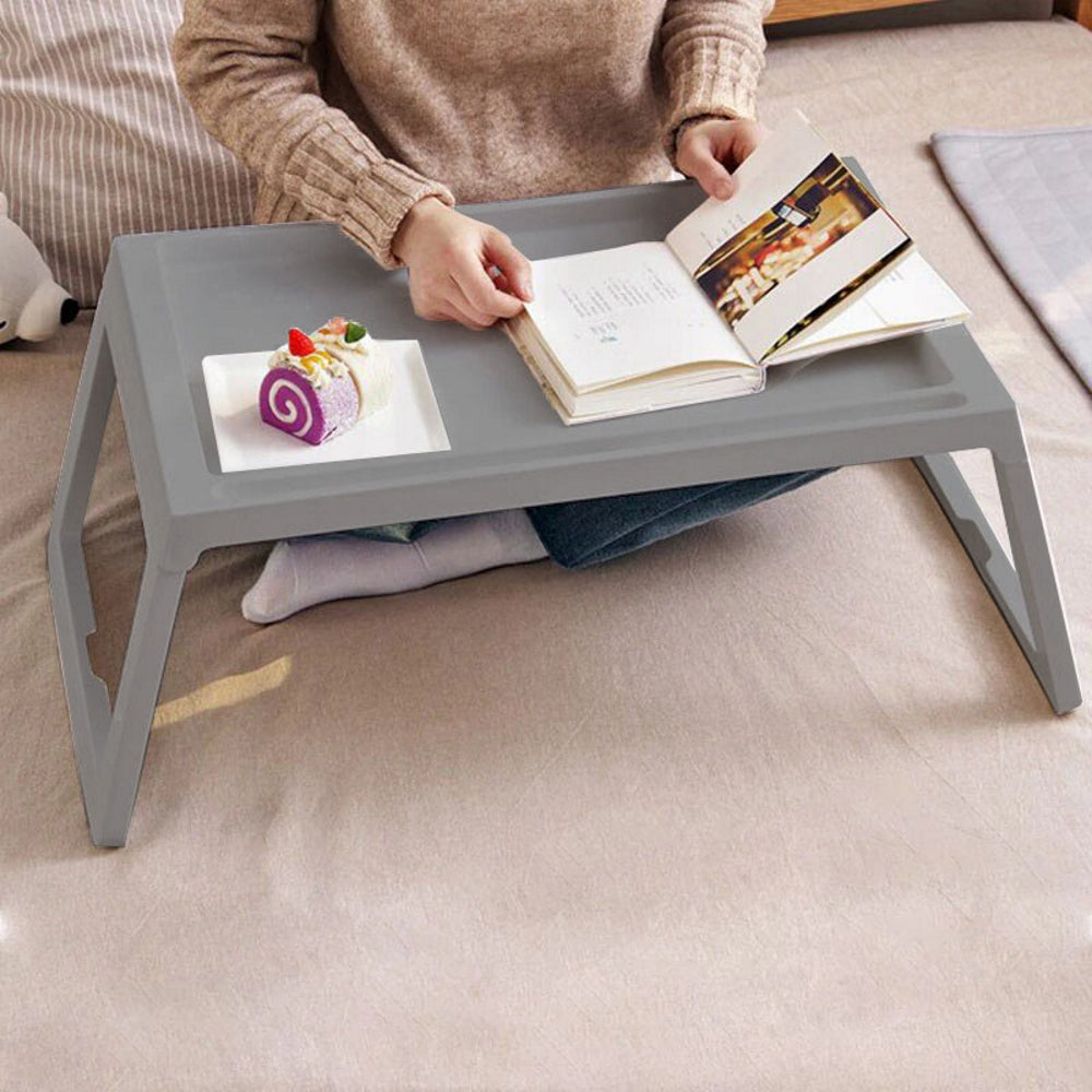 Plastic Light Foldable Laptop Table Bed Tray Lapdesk