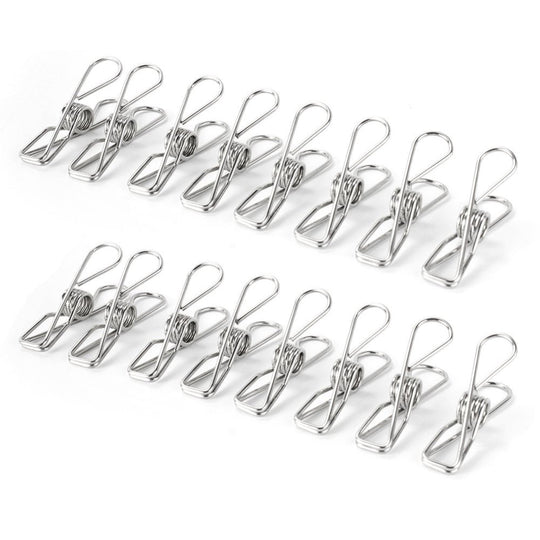 60pk Stainless Steel Wire Clip