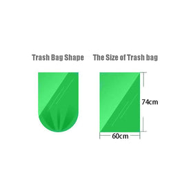 50 Count Biodegradable Trash Bags 60x74 cm