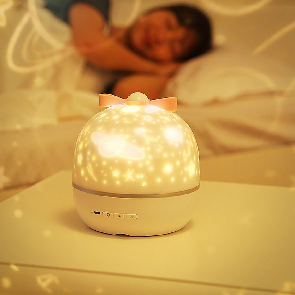 Starry Rotating Projector Lamp Night Light with 6 Pattern