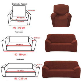 1 Seater High Stretch Couch Slipcover