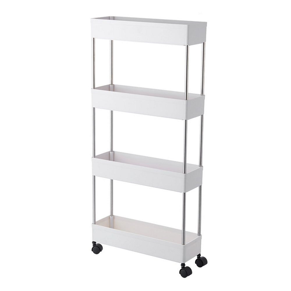 4 Tier Gap Storage Organizer Rack Shelf with Wheels