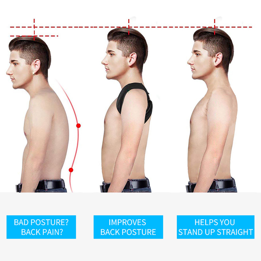 Adjustable Upper Back Brace Posture Corrector