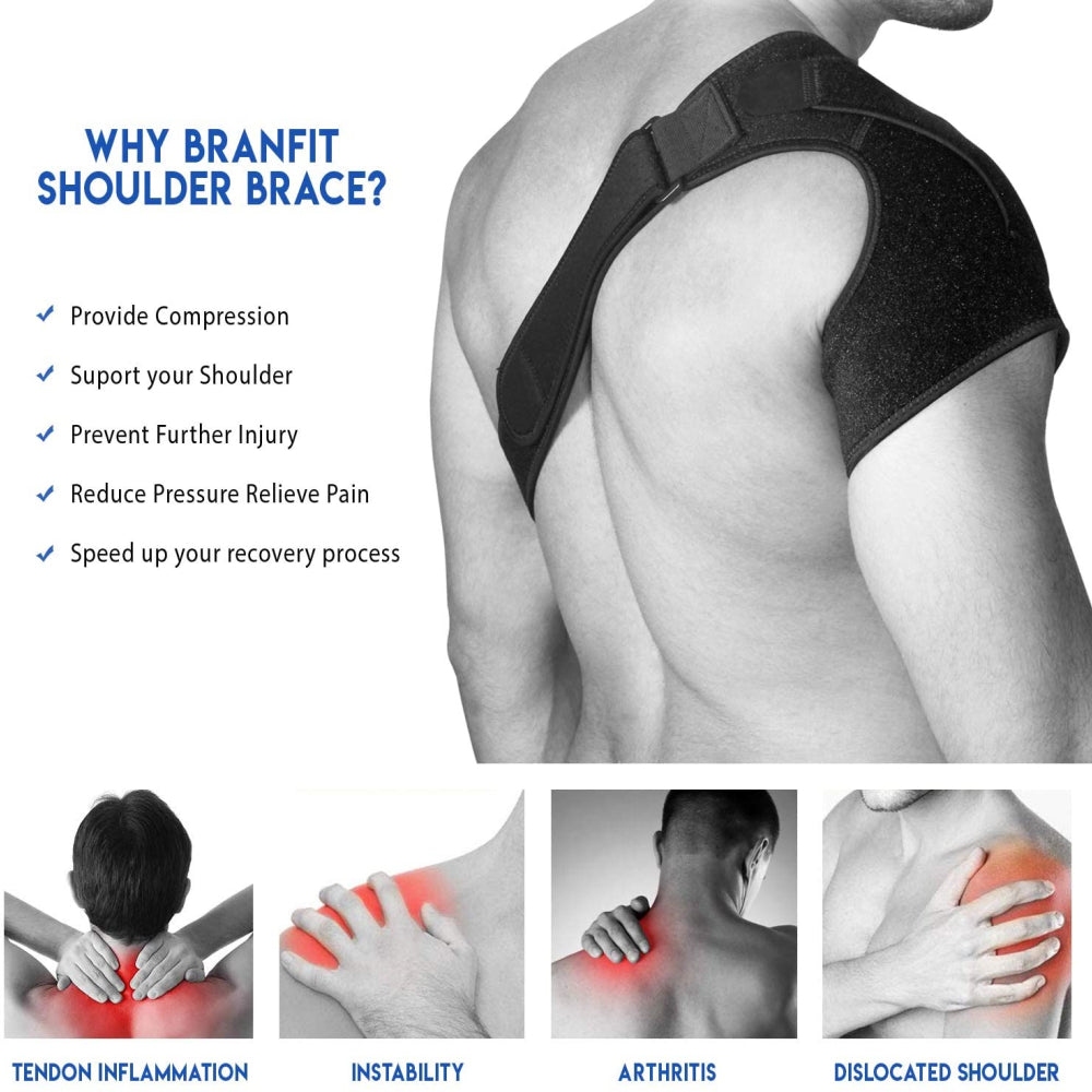 Light Adjustable Shoulder Sprains Support Brace
