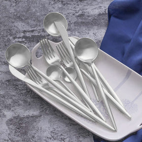 4pc Single Color Stainless Steel Utensils Set