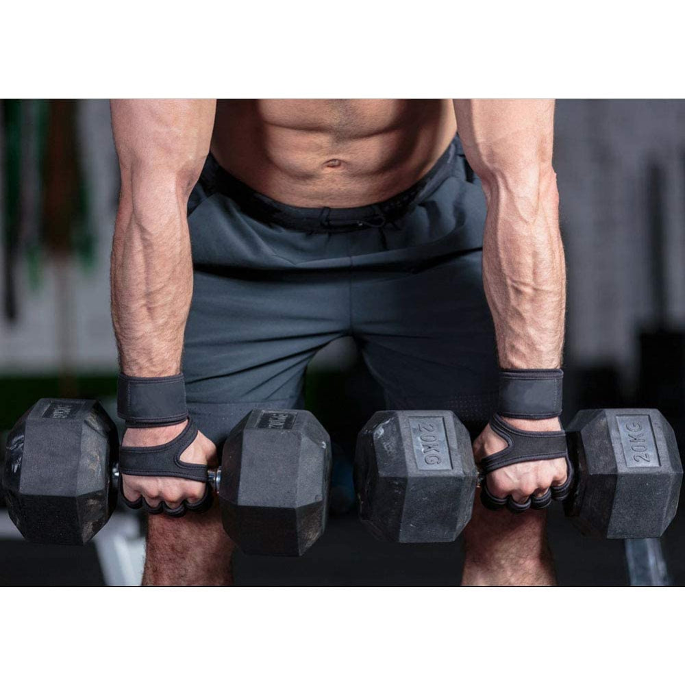 Gym Gloves with Built-in Wrist Wrap Support