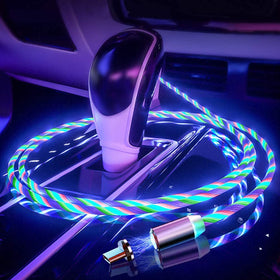 3in1 Magnetic Charging Cable with RGB LED