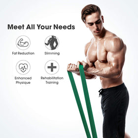 4pc Workout Pull up Assist Exercise Resistance Bands