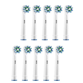 8pc CrossAction Clean Brush Heads for Oral B