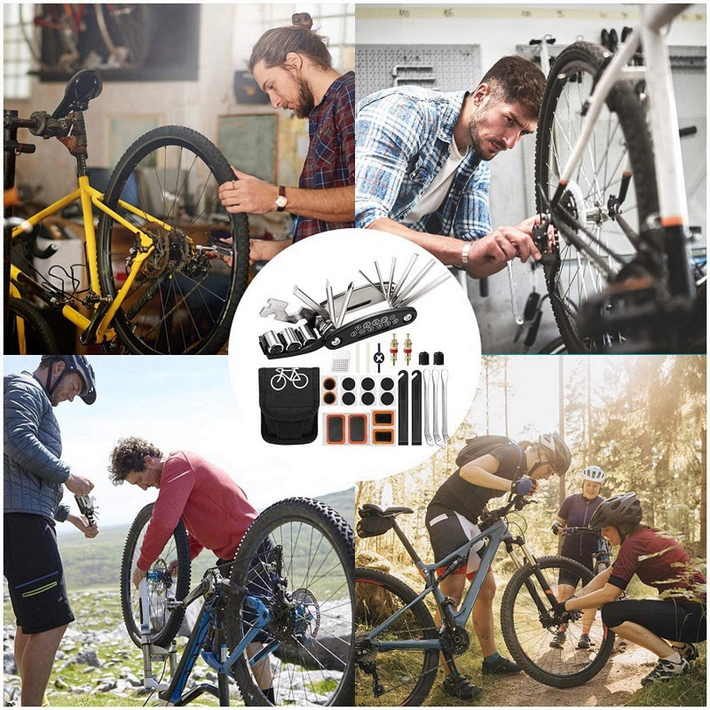 Portable Bicycle Repair Kit Tire Puncture Repair Tool