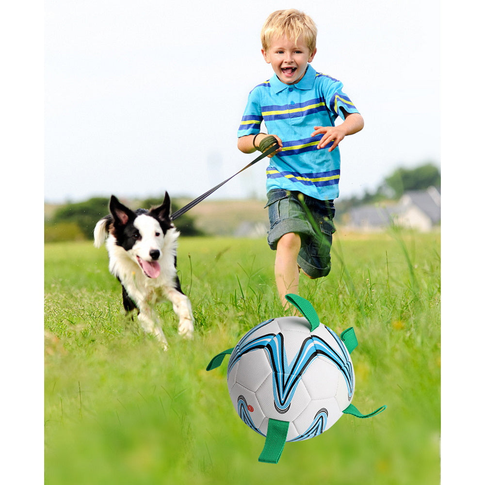 Dog Toys Football with Grab Tabs