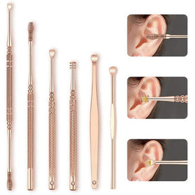 7pc LED Earwax Removal Tools with Storage Case