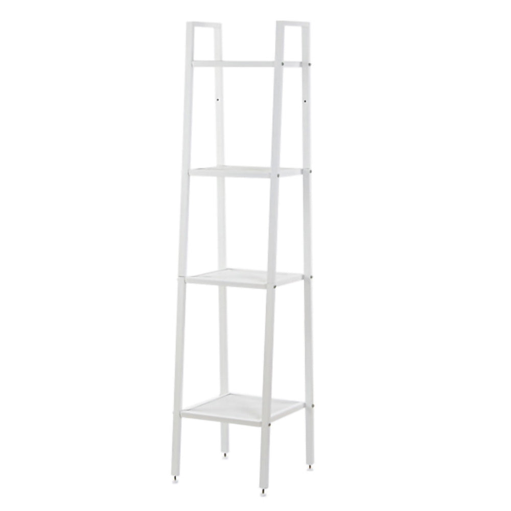 4 Tier Steel Mesh Ladder Shelf Display Rack - 30x35x147 cm