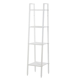 4 Tier Steel Mesh Ladder Shelf Display Rack - 30x35x147 cm