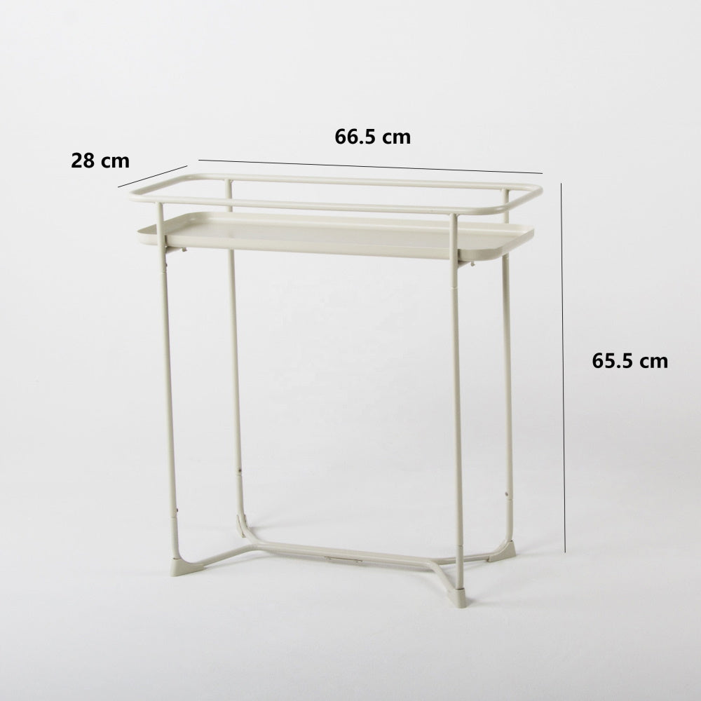 Modern Loft Metal Side Table Square Flower Stand - Mint