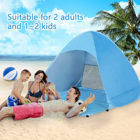 Instant Easy Pop Up Beach Tent Sun Shelter