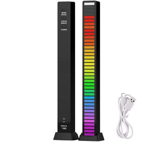 Voice Control Stereo Music Spectrum 32 LED Light