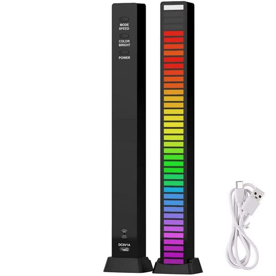 Voice Control Stereo Music Spectrum 32 LED Light