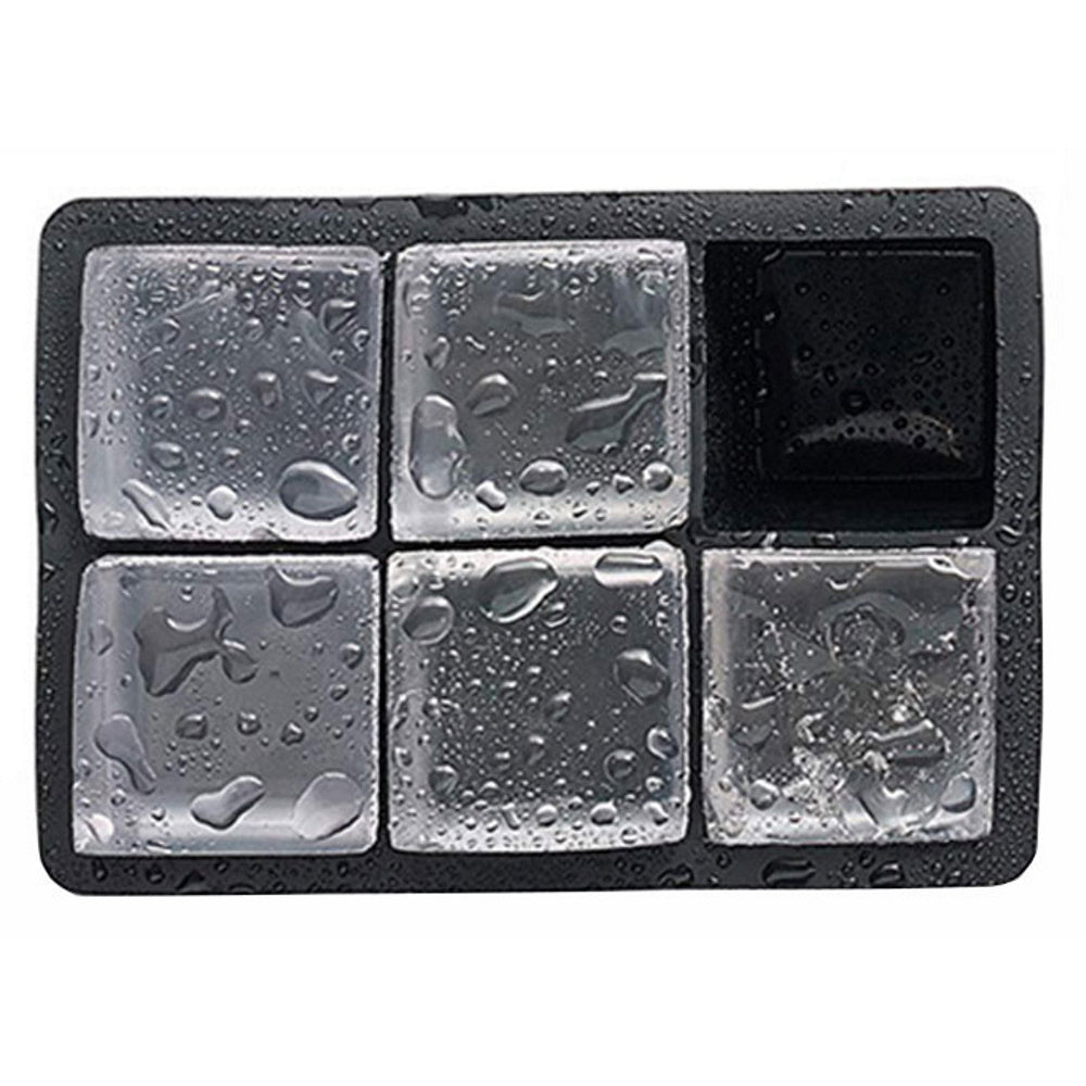 2pk Silicone 6 Ice Cube Molds