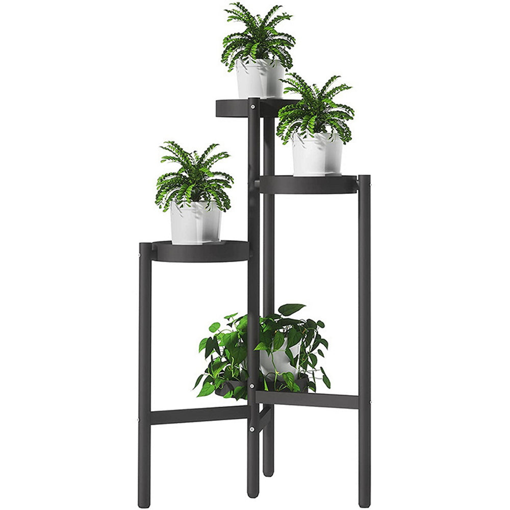 4 Tier Steel Frame Stand Flower Pots Holder