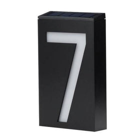 LED Outdoor Solar House Number Light Sign