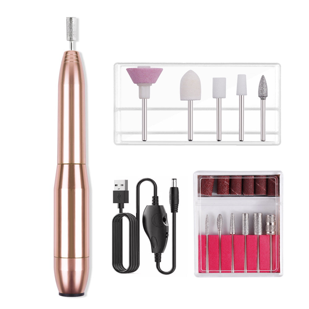 Electric Nail Polisher with 11 pcs. Drill Bit