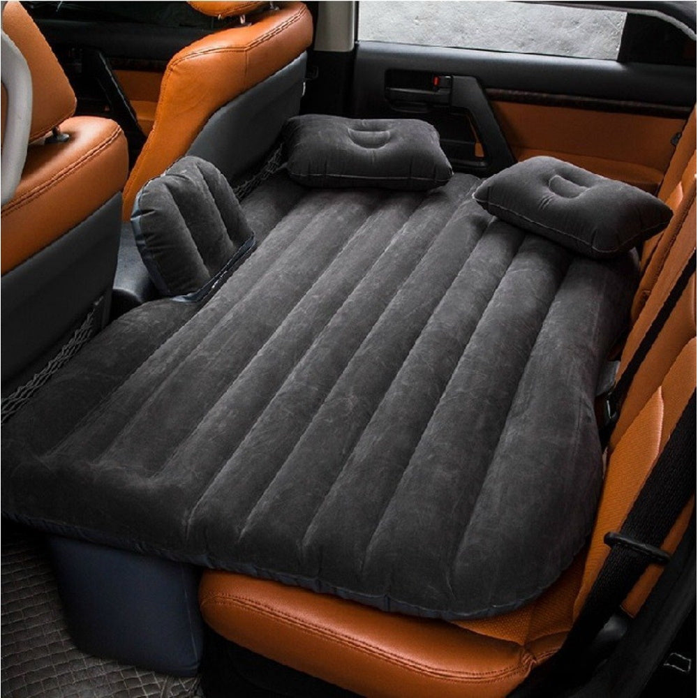 Car Travel Inflatable Mattress Air Cushion Bed - Black